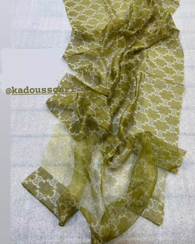 شال ابریشم نخ وارداتی موجودی 2عدد